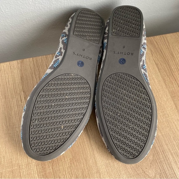 Rothy’s Spotted Leopard Round Toe Flats - Picture 3 of 11